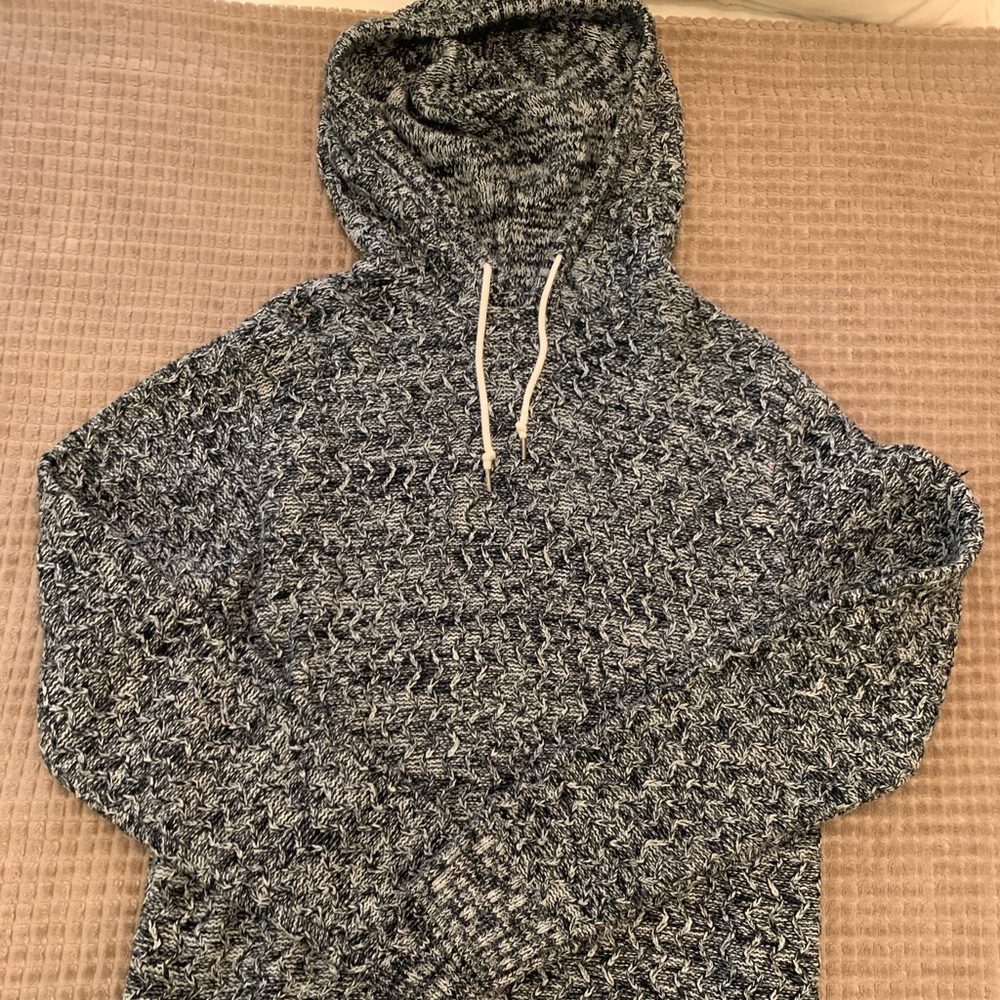 Knit cozy sweatshirt
